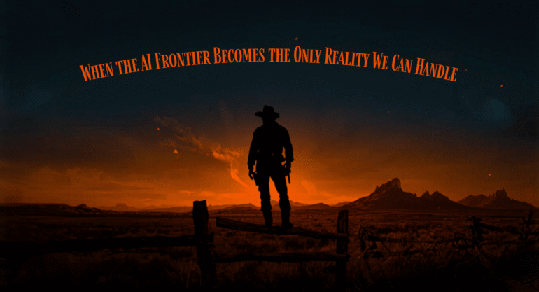 When the AI Frontier Becomes the Only Reality We Can Handle