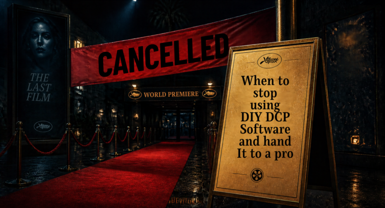 When to stop using DIY DCP software and hand it to a professional
